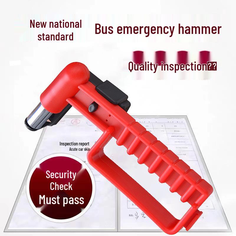Multifunctional Emergency Car Window Breaker & Safety Hammer