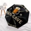 Man Cave: Legends Brewed HereUmbrella, Portable 3-Fold Compact Umbrella for Men & Women Gift