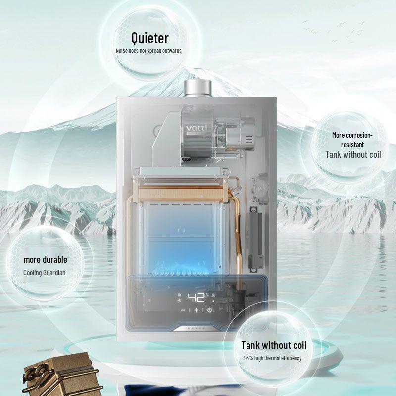 Vatti Energy Gathering Cabin Series ST14-12 Gas Water Heater - Durable Mini, Compact Design