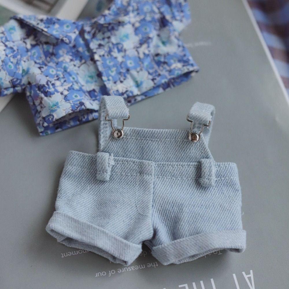Mini Doll Clothes 2 Colors Clothes Overalls Suit New Toys Accessories  20cm Cotton Doll