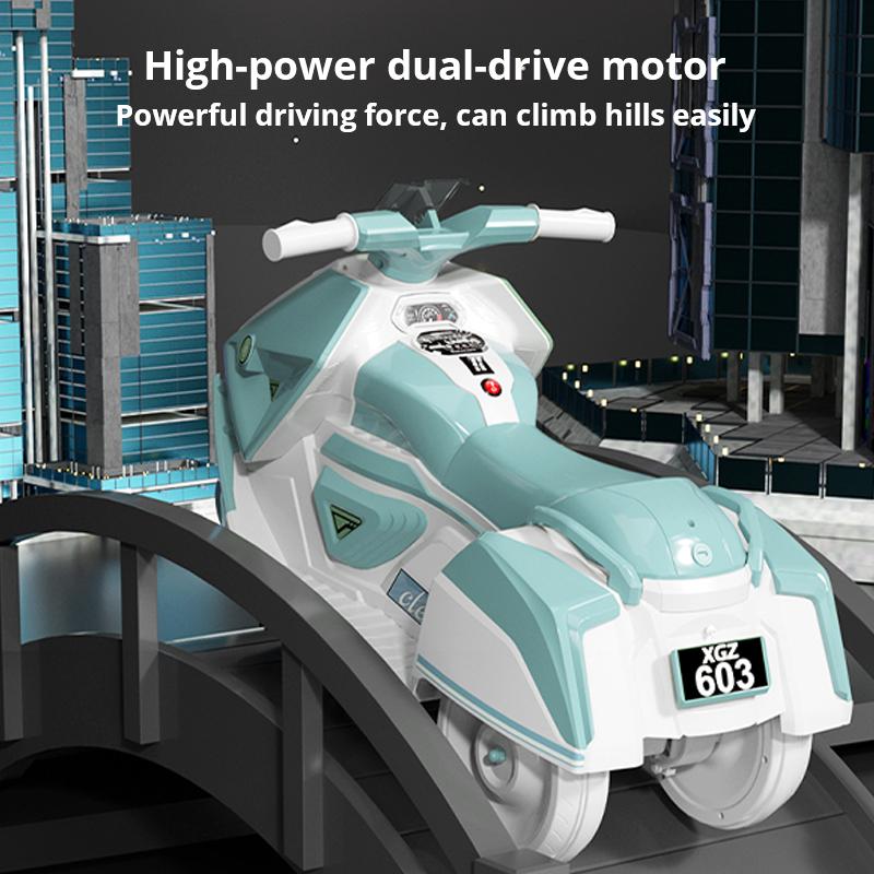 Children Electric Motorcycle Kids Tricycle 1-8 Years Old Male and Female Baby Charging Remote Control Toy Car Can Ride On