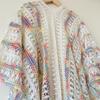 The Source Is Processed With Incoming Materials, And The Drawings And Samples Are Customized. Knitted Hollow Shawl Women'S Outer Travel Cape Cape