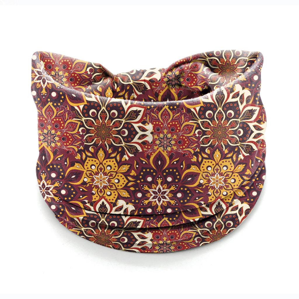 European American Women's Hair Band African Print Pattern Wide Edge Elastic Knot Sports Yoga Headband Women's Headwear Hair