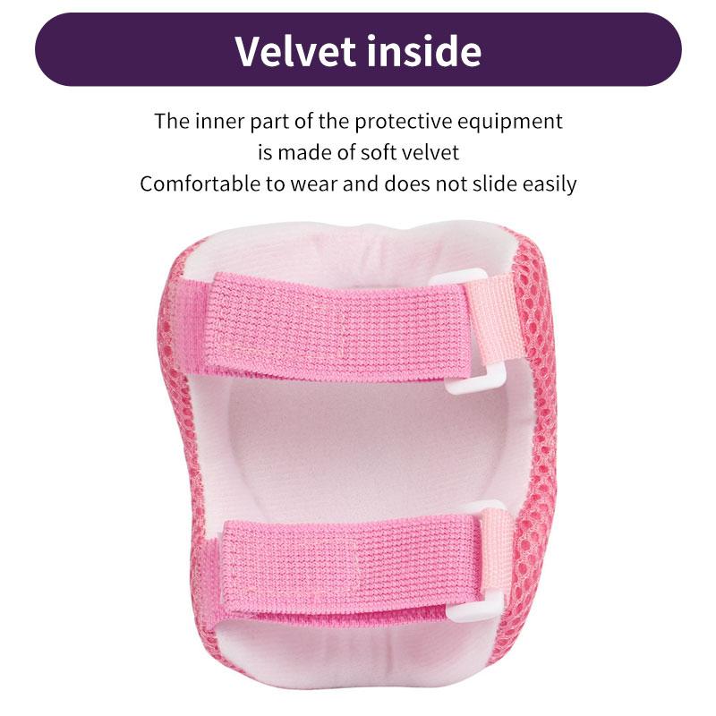 Child protective equipment helmet elbow knee pads for girls aged 3 4 5 6 7 8 9 10 11 12 year boy Suitable for roller skating and skiing