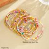 11Pcs Bohemian Colorful Elastic Rice Beaded Bracelets For Women Simple Stackable Crystal Bracelets Sets Female Handmade Jewelry