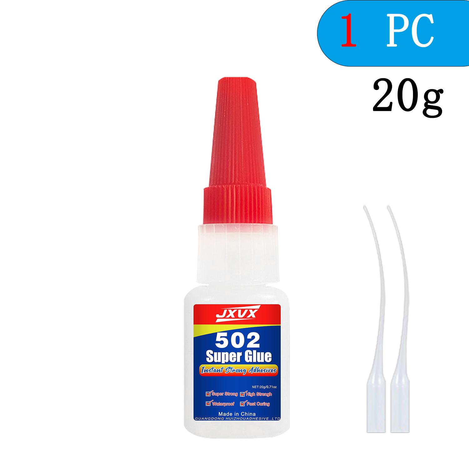 

401/502 Instant Adhesive for Repairing and Joining Metal and Plastic Toys, 20/50g – 5-Second Quick-Drying Cyanoacrylate