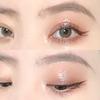 Palette di ombretti mini a 4 colori, finitura opaca e scintillante a lunga tenuta, ombretto altamente pigmentato per il trucco quotidiano degli occhi