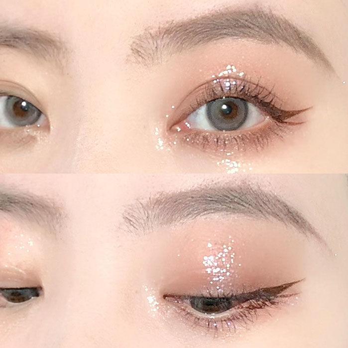 Palette di ombretti mini a 4 colori, finitura opaca e scintillante a lunga tenuta, ombretto altamente pigmentato per il trucco quotidiano degli occhi