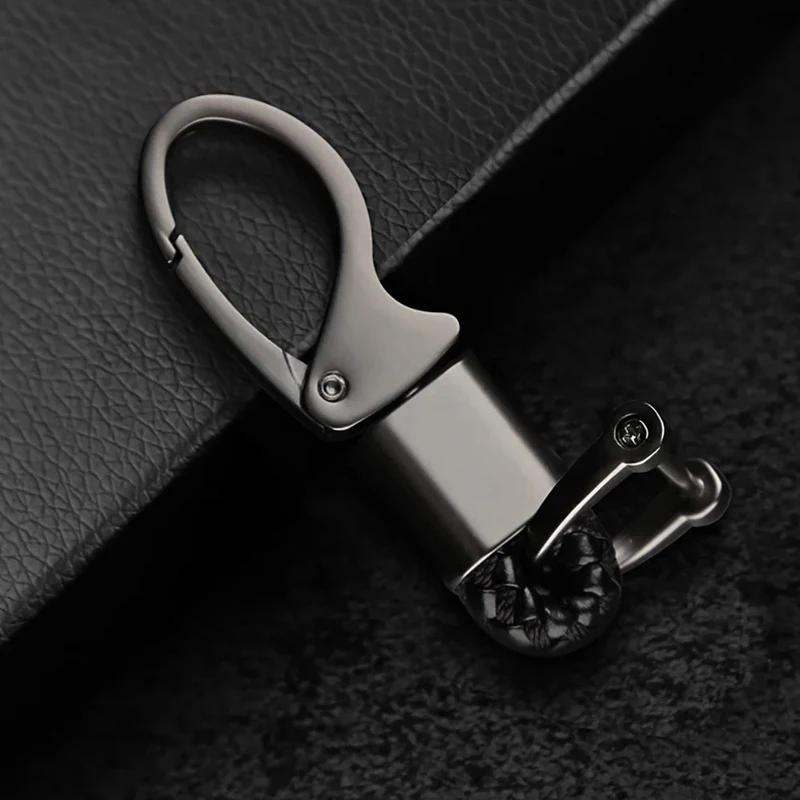 För Jeep Läder Metall Bil Nyckelring Bil Nyckelring För Gåva För Jeep Grand Wrangler JL JK Renegade Compass Gladiator Cherokee P