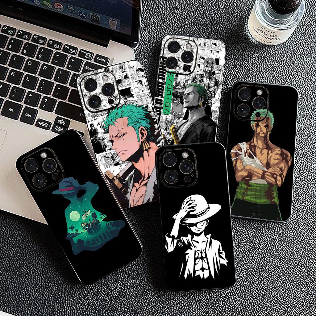 Cover for Xiaomi Redmi Note 12 11 10 A3 Pro 10A 10C 12C Note12 5G 4G Casing Phone Case Anime Roronoa Zoro One Piece Luffy