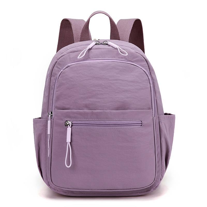 

Женский нейлоновый рюкзак для поездок на работу, водонепроницаемая дорожная сумка фиолетовый