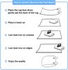 Japanese Ukiyo-e Great Wave Crane & Cherry Blossom Print Area Rug, Non-Slip Floor Mat for Living Room Bedroom Home Decor Carpet