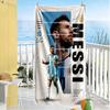 Messi Beach Towel Quick-Dry Soft Microfiber Comfortable Lightweight Suitable for Sports, Travel, Swimming, Yoga, Bathroom, Beach, And Pool