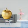Elegant Resin Ballerina Figurine Modern Art Sculpture for Tabletop Bookshelf Dining Room Bedroom