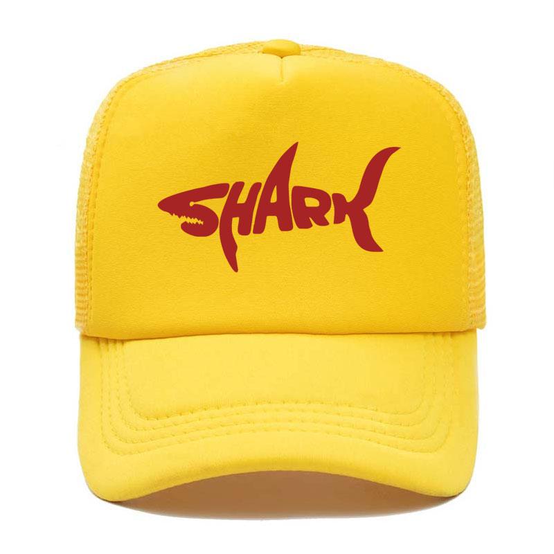 New Shark Print Baseball Cap Funny Casual Unisex Women Parentchild Hats Mesh Visor Outdoor Sun Hat Adjustable Caps