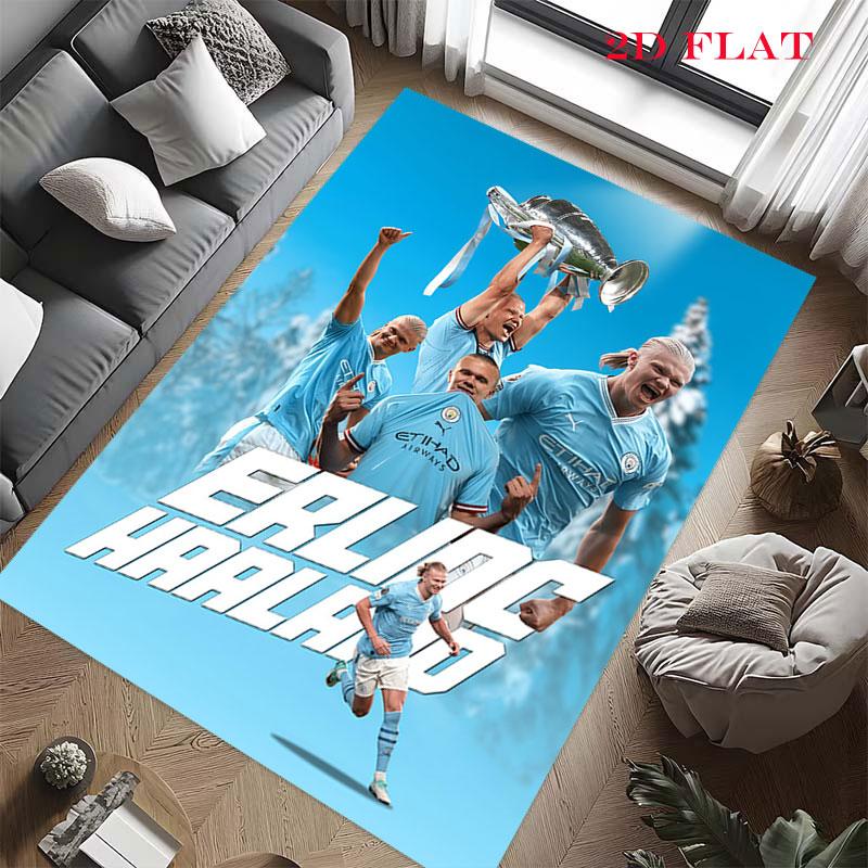 football star Carpet Rug for Living Room Bedroom Home Sofa Decoration,Kids play Nonslip Floor Mat