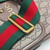 [Pre-Owned] GG Supreme Reversible Tiger Head Magnetic Closure Shoulder Canvas And Leather Trim Crossbody Bag Small - Good #1QD1YM0