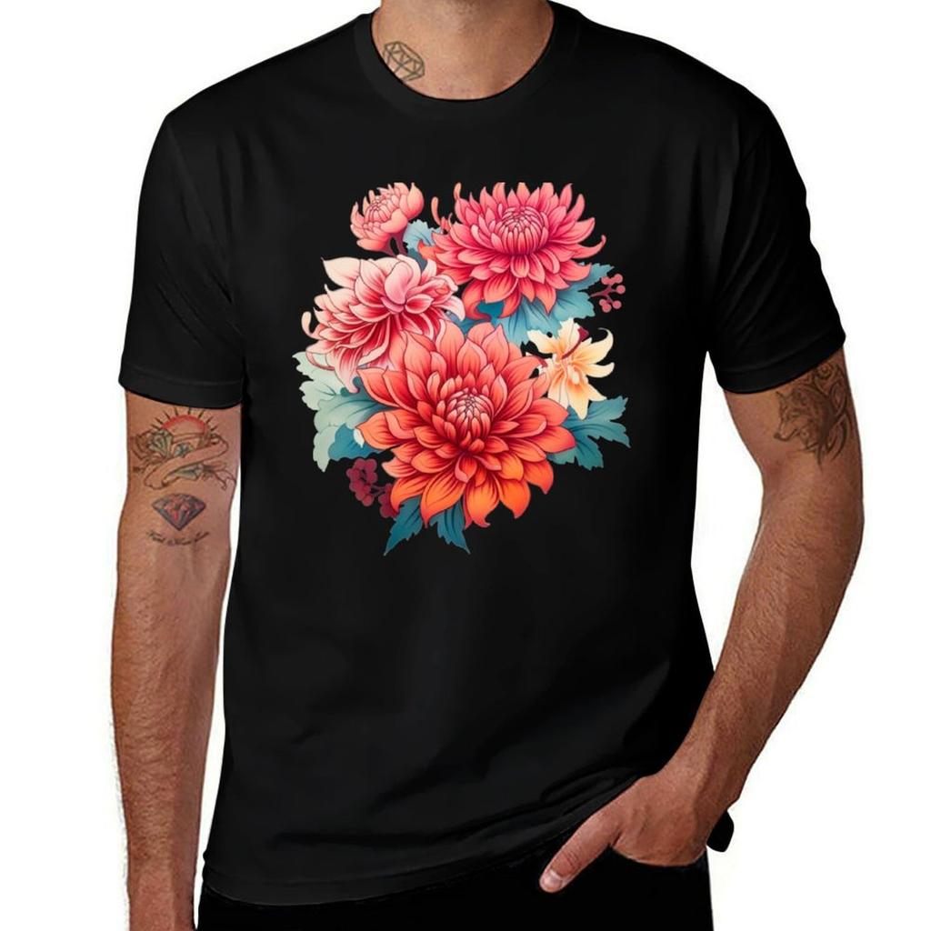Dahlias Graphic G1 Tshirt Funny T Shirts Dark Humor Tshirt