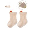 Seamless Mesh Baby Socks Thin Breathable Cotton Newborn Socks Cute Solid Color Ear Toddler Socks