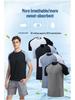 Men's Ice Silk Quick-Dry Crew Neck Sports Tee - Casual, Elastic, Short Sleeve Running Shirt