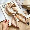 Women's spring and autumn silk scarf temperament versatile thin Internet celebrity Korean version light luxury fashion scarf high-end design small squ