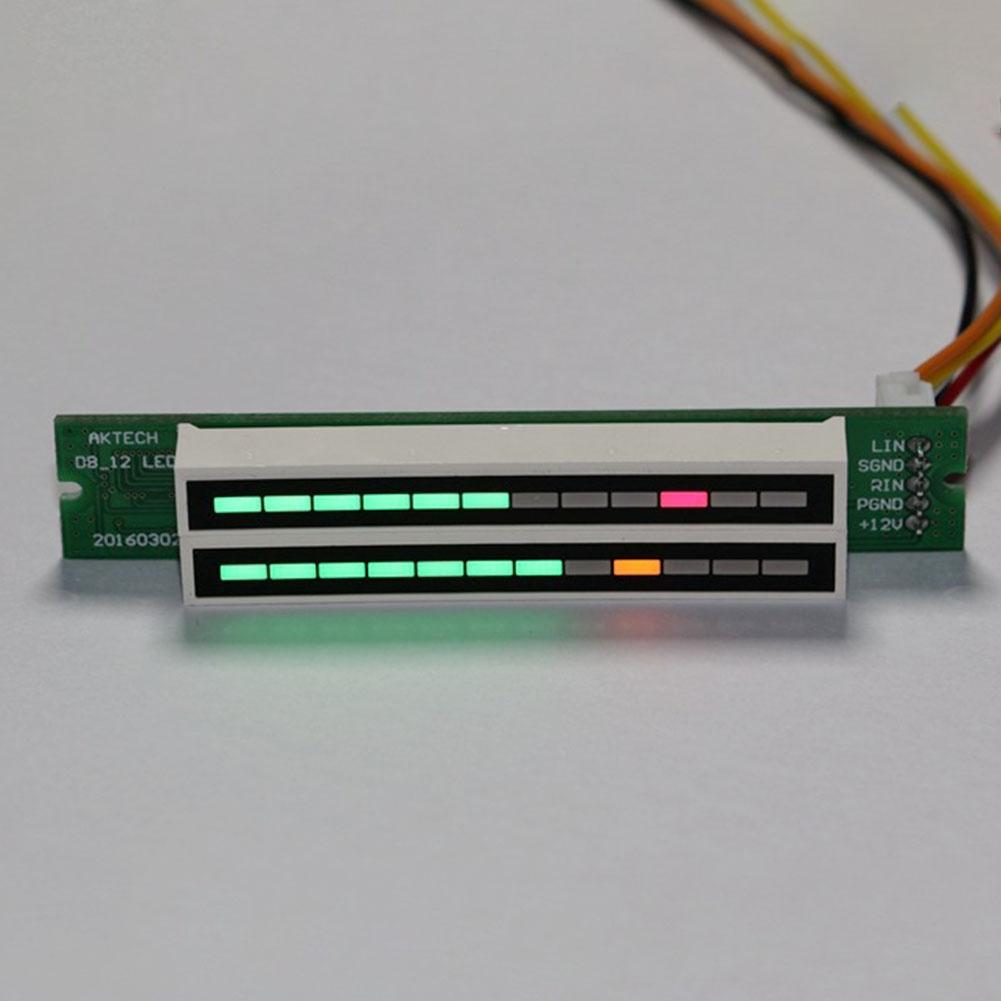 Dual 12bit Level Meter LED Music Level Indicator Mini VU Meter