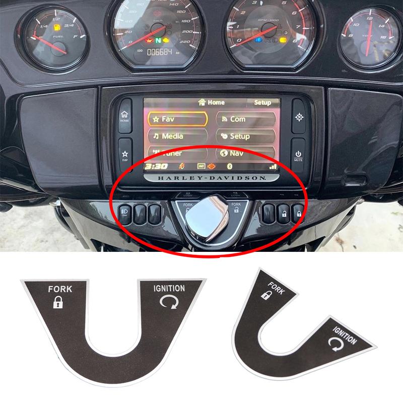 

Aluminium Sticker Decal For Harley Electra Street Glide LIMITED FLHX FLHTK CVO 2014-
