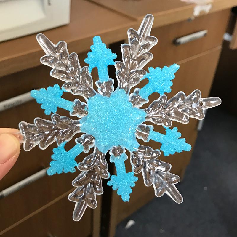 

Різдвяні прикраси-сніжинки - Акрилові прикраси для весіль, готелів, торгових центрів та фотографії