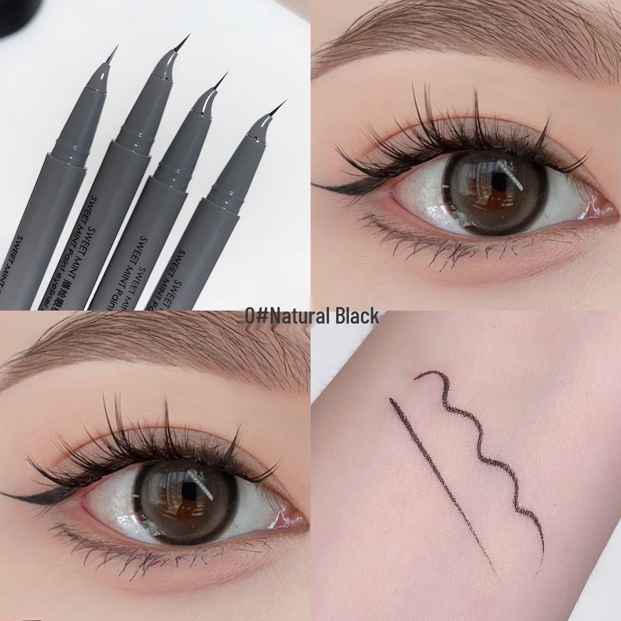 

Sweet Mint Waterproof Multi-use Eyeliner Pen – Natural, Smooth, Fine-Tip Under-eye Makeup.