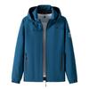Men's Windproof Hooded Jacket - Spring/Autumn Versatile Slim Fit Solid Color Casual Outerwear