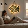 Cordless Wall Lighting Coastal Fish Pendant with Light, Fish/Turtle/Jellyfish/Dolphin/Octopus/Whale Shape, Resin Ocean Bedroom Bedside Light