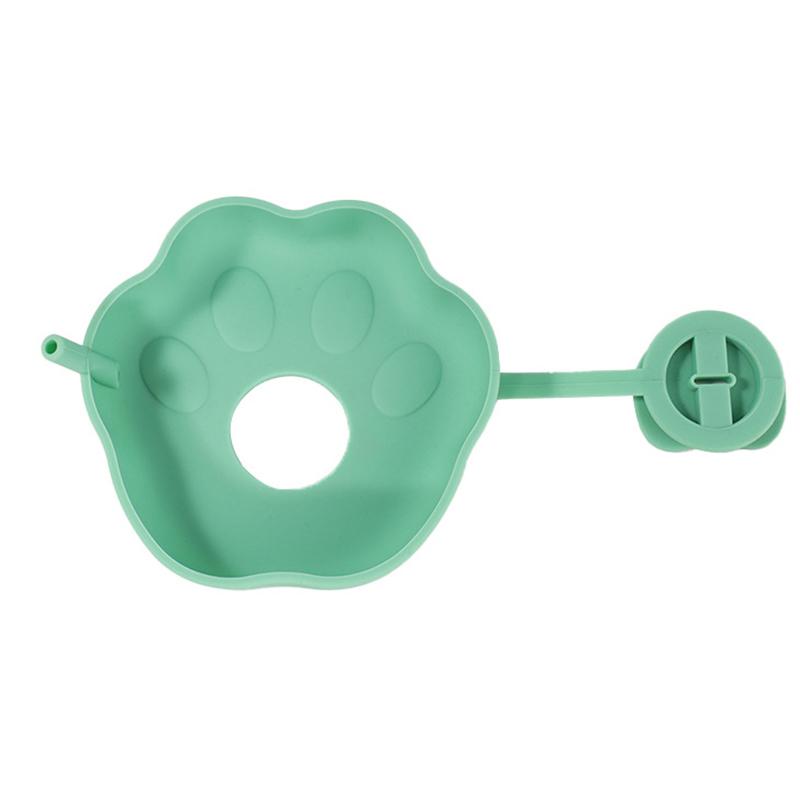 

Силиконовые держатели для эскимо для детей, Держатель для замороженных лакомств без беспорядка с трубочкой, Держатели для вафельных стаканчиков мороженого для детей без беспорядка зелёный