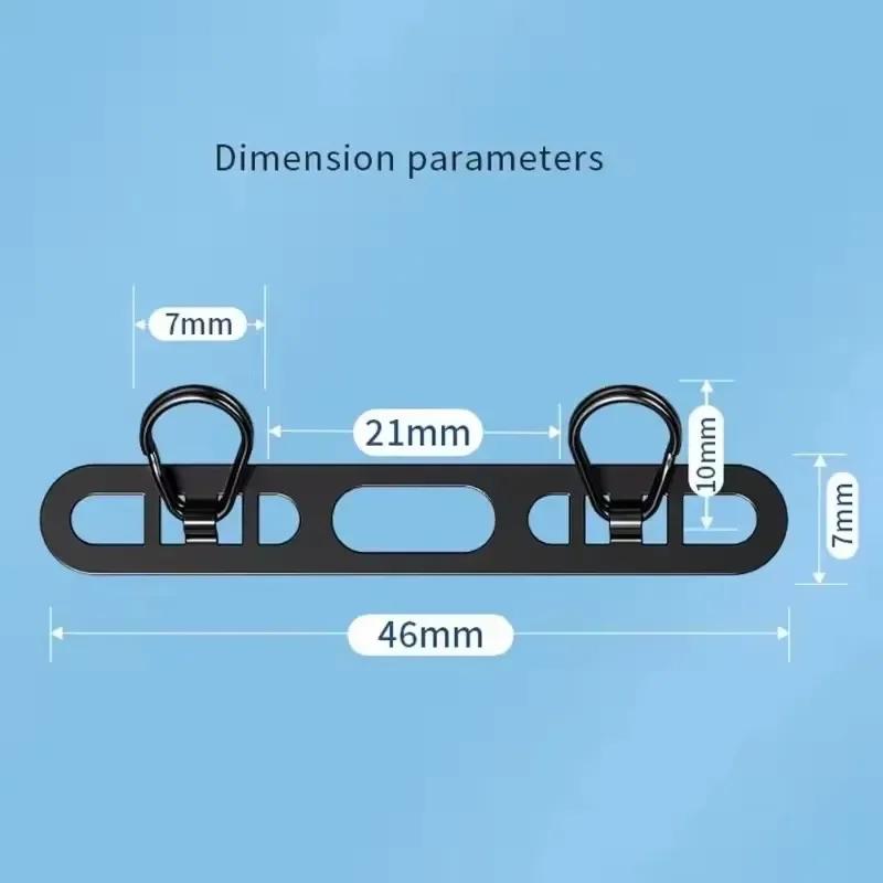 Xiaomi 4/1PCS Luxury Stainless Steel Mobile Phone Lanyard Patch Gasket Upgrated Metal 0.4mm Thin CellPhone Tether Tab Safety Connecter