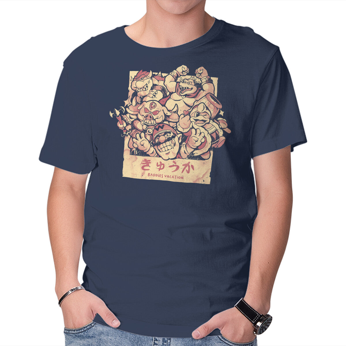 Unisex Crew Neck T-Shirt Baddies Vacation Graphic Short Sleeve Casual Tee XL