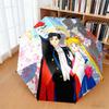 Japanese style Cute cartoon theme Sailor Moon Tsukino Usagi cartoon Umbrella Portable Home Essential Travel Outdoor Iron Multi functional Umbrella B1