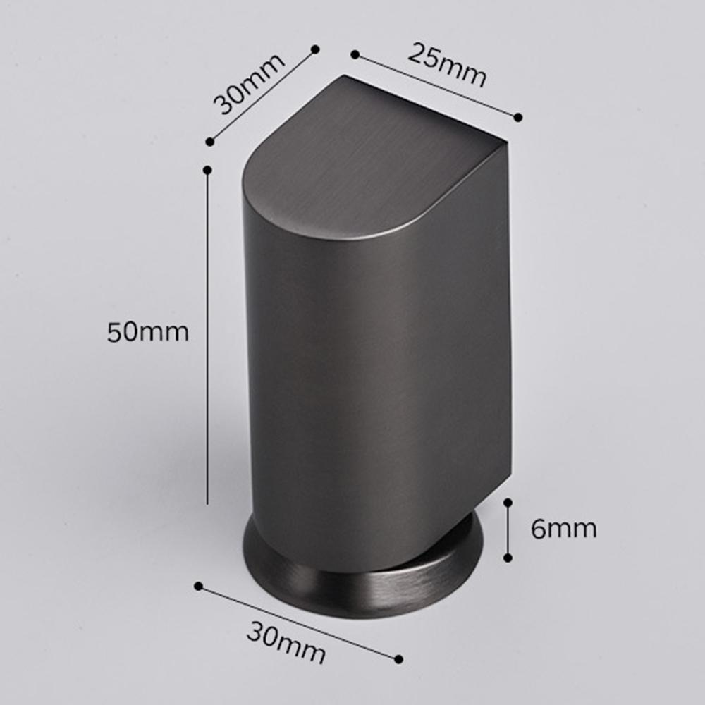 Zinc Alloy Invisible Magnetic Door Stopper Anti-Collision Windproof No-Drill Door Holder for Bedroom Bathroom
