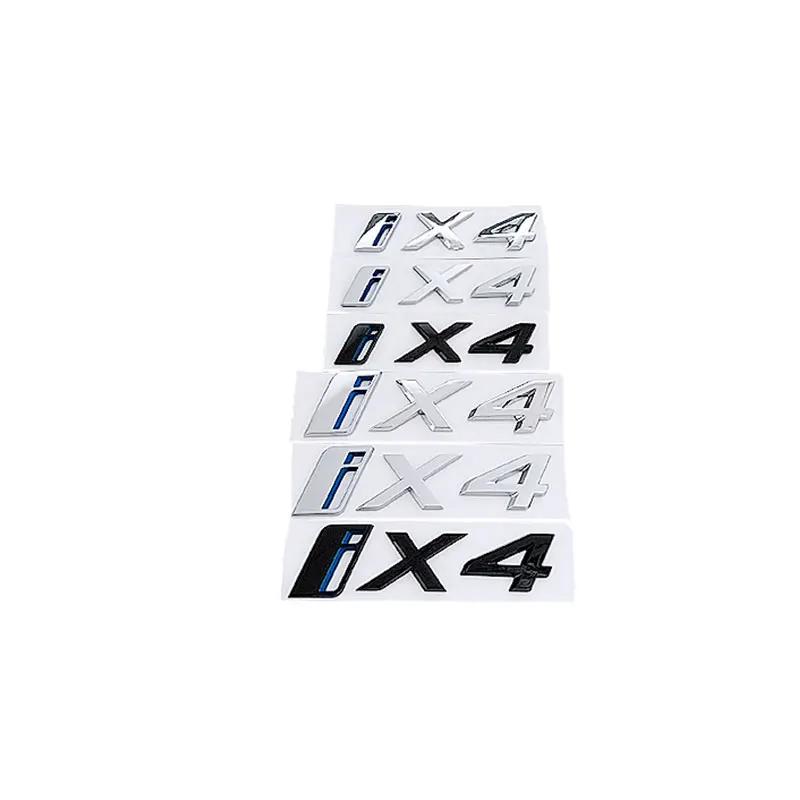I4 I7 I3 iX iX3 iX4 iX7 New Old Logo Car Stickers for BMW New Energy I4 I7 I3 iX Tail Badge Black Rear Boot Label Trunk Logo RR8