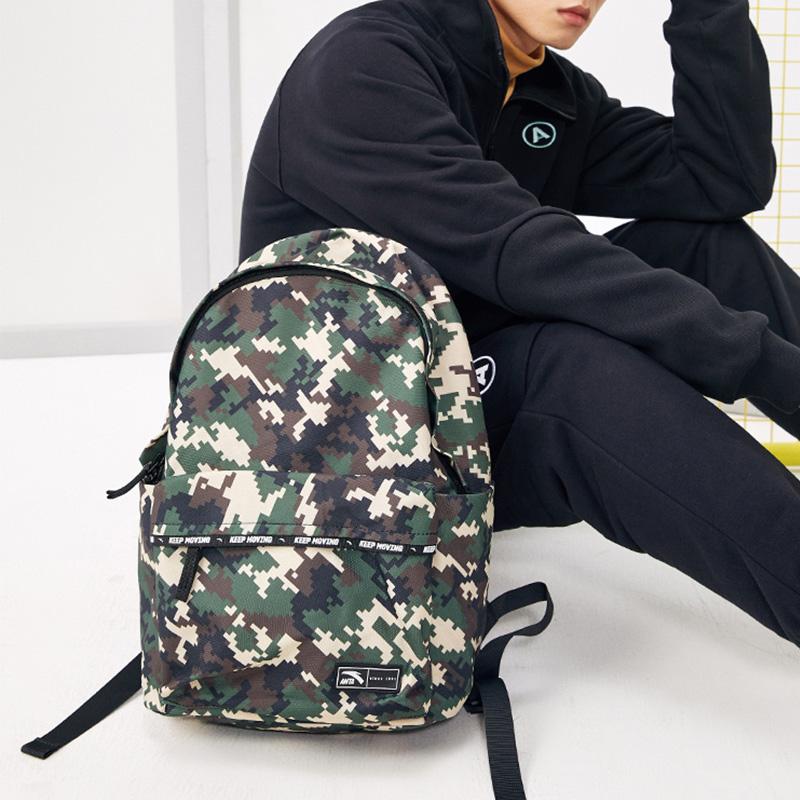 New Anta Fabric Backpack Regular Unisex Grape Leaf Green 192218151-2