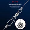 Large Swivel Connector Quick Lure with 304 Stainless Steel Bearing and 8-Shaped Reinforced Pin for Sea Fishing