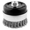 Reinforcement Wire Cup Brush 65mm, Twisted Wire, Stainless Steel, M14