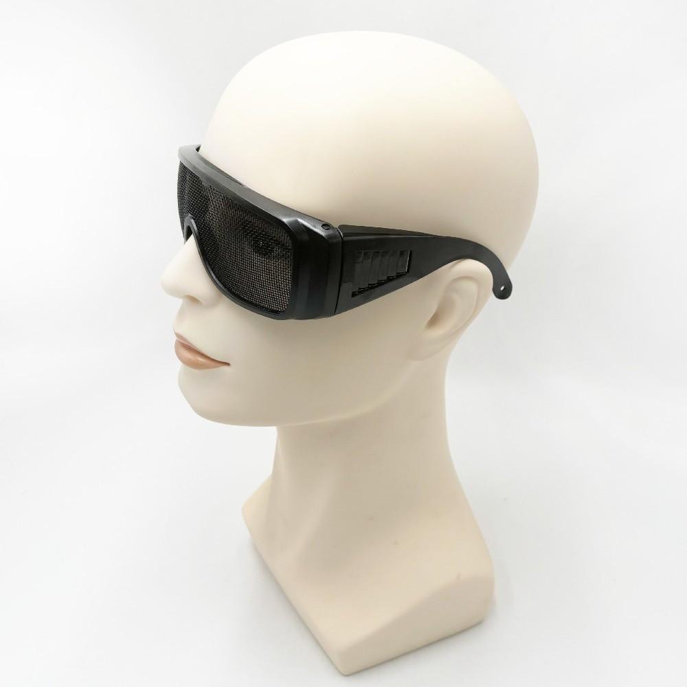 Stahldraht Metallgitter Schutzbrille Schlagfest Atmungsaktiv Schutzbrille Stoßfest Sicherheitsbrille Herren Damen