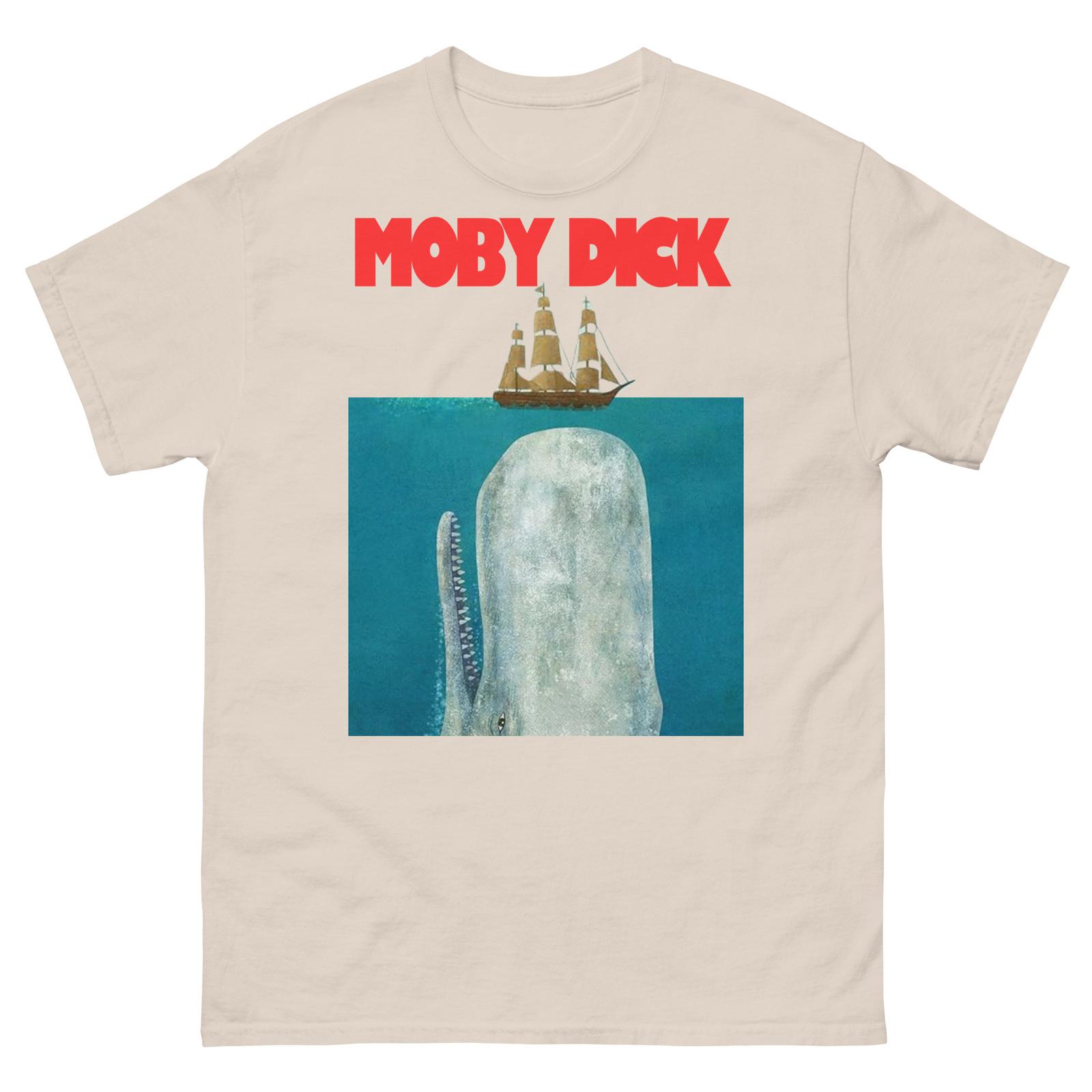 Moby Dick T-Shirt | Classic Literature Tee | Herman Melville Vintage Design M