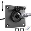 1 Stück Wasserdichte Wandsteckdose Für Starlink Für Mini Aluminium DC5521 Buchse Für Wohnmobile LKW Zubehör