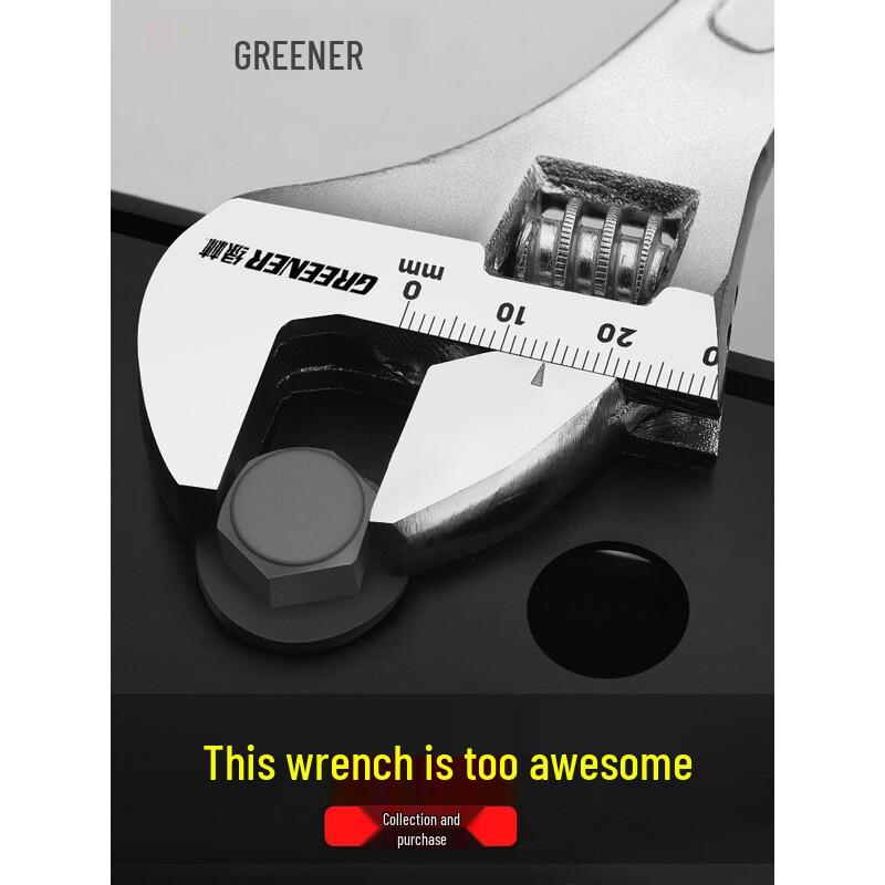 Green Forest Adjustable Wrench