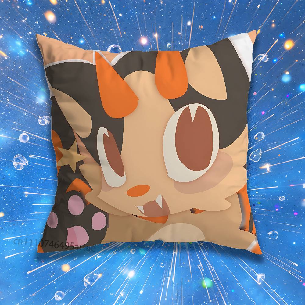 Game A-Adopts Me Pillow Case For Home Bedroom Car Office Decoration Living Room Sofa Cushion Cover Suitable