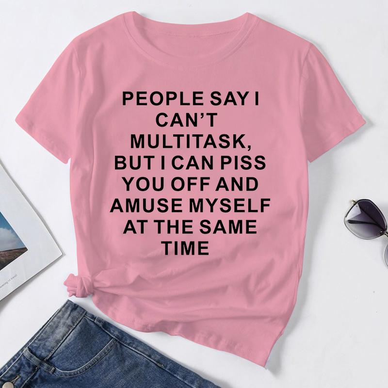 Women T Shirts,"Piss You Off" Tee, Cute Shirts for Fashion Casual Wear