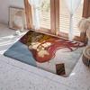 Anime S Steins;Gate Floor Mat Eco  Flannel Doormat Non Slip Odorless Indoor Floor Rug Soft Short Plush Home Mat