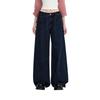 Vintage Washed Loose Wide-Leg Jeans