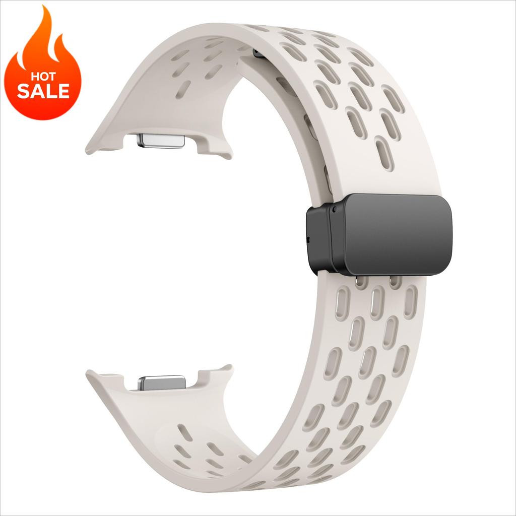 No Gaps Silicone Magnetic Strap for Samsung Galaxy Watch 8 7 6 5 4 40mm 44mm 8Classic Sport Band for Galaxy Ultra 47mm Bracelet