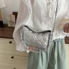 Diamond-shaped Chain Shoulder Bag, Fashionable Cross-body Bag, Lightweight Luxury Small-sized Handbag